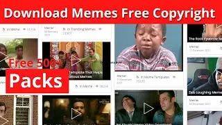 Non-Copyright Memes Free Download !! How To Download Memes? 500+ Memes Download Link | Seekhlotech