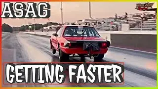 Getting Faster / ASAG / Darlington Dragway / Mike Hill / Turbo Mustang