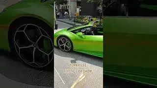 YORKVILLE EXOTIC AR SHOW - SO MANY PEOPLE #yorkville #exoticcar #carshow #yorkvilleexoticcarshow