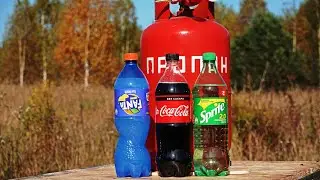 Ракета из кока-колы, фанты, спрайта.