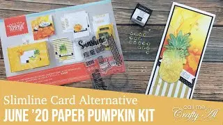 June 2020 Paper Pumpkin Alternative | Slimline Card | Box of Sunshine | 