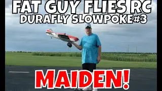 DURAFLY SLOWPOKE MAIDEN! MY 3RD! by FGFRC #aviation #airplane #rc #lol
