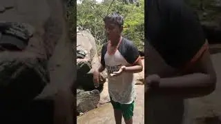 Sesión de fotos en la cascada
