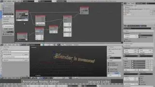Testing the new Text Animation Workflow - Animation Nodes Addon for Blender
