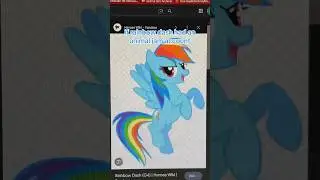 Rainbow Dash in Animal Jam!!!