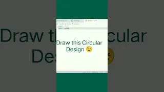 Draw this Circular design in python #shorts #pythonturtle #coding