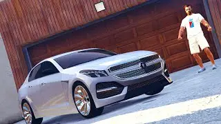 Обзор автомобиля Albany V-STR. Белый мерен американскими руками. GTA Online.