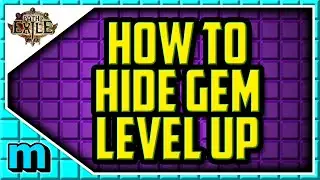 How To Hide Gem Level Up in Path of Exile. How To hide 'Click To Level up' Gem In POE 3.17