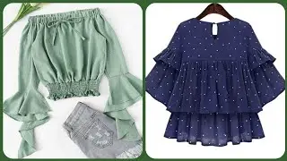 Casual Wear Comfortable Cotton Shirts Designs For Girls //Latest Branded blouses/tops Style Ideas