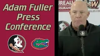 FSU Football | Adam Fuller Press Conference on Defensive Performance, Florida Game | WarchantTV 