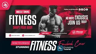 How To Design Fitness/Gym Facebook Cover (Photoshop Tutorial)