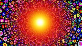Colorful Circles: A Hypnotic Psychedelic Vortex in 4K (No Sound)