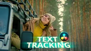 TEXT TRACKING and SOFT GLOW EFFECT | Davinci Resolve Tutorial | SUPER EASY