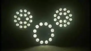 New led cob stage light 300w tri eyes