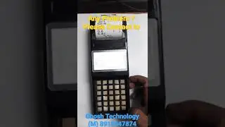 Handheld Machine Problem ? Please Contact to Ghosh Technology (M) 8918647874