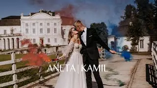 ANETA & KAMIL | KLIP ŚLUBNY | PAŁAC TYCZYŃSKICH NOWA SŁUPIA | PLENER ŚLUBNY PAŁAC W KUROZWĘKACH