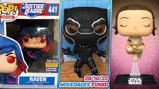 NUEVO FUNKO POP DE RAVEN EXCLUSIVO DE LA WINTER CONVENTION, REY, BLACK PANTHER, LINTERNA VERDE Y MÁS
