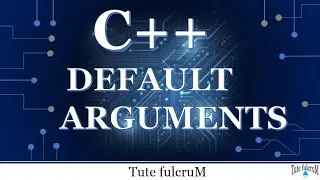 Topic 9 : c++ Default Arguments| Functions in cpp|cpp| cpp programming videos