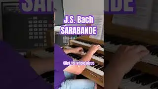 This Harpsichord work from Bach sounds also great when played on pipe organ!