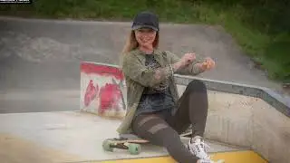 Skatepark Skateboard 🛹 Longboard Female Model Andrea Sunset Sonnenuntergang 🌅 Fotoshooting 📸