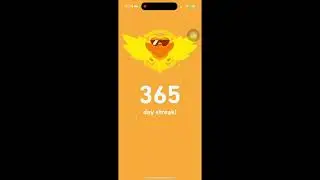 365 day Duolingo Streak - April 7, 2024