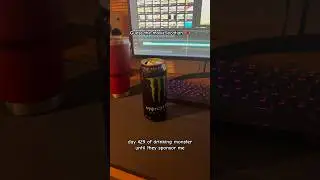day 429 of drinking monster until they sponsor me