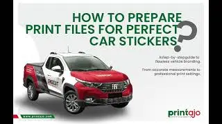 How to Prepare Print Files for Perfect Car Stickers? Car Sticker Printing Dubai |  Printajo