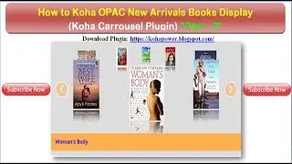 How to Koha OPAC New Arrivals Books Display (Koha Carrousel Plugin) Part - 2 | Lib Power Tech