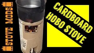 CARDBOARD STOVE EXPERIMENT - CARDBOARD HOBO STOVE BOILING TEST