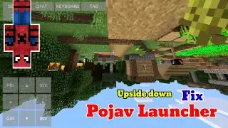 How to fix Upside down Screen  in Pojav Launcher 1.18 fix  Invert screen + Lag Fix new