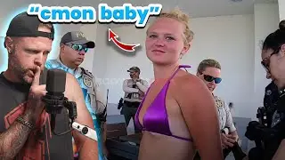 College girl’s flirting is NOT helping (don’t talk so much)