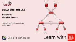 CCNA 200-301 Lab | Chapter 2 Network Access | Lab 021 Configure and Verify Rapid PVST+
