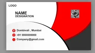 Visiting card design in CorelDRAW | 3D Business card design | Coreldraw tutorial | Graphic design