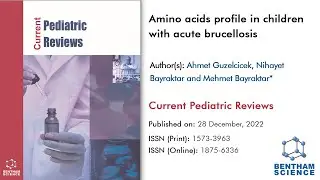 Amino acids profile in children with acute brucellosis