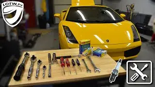 Lamborghini Gallardo (Pre-LP) Spark Plugs DIY (Full Walkthrough!)