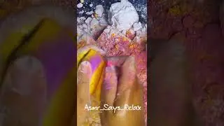 Glitter bomb cubes ✨ #oddlysatisfying #gymchalk #asmr #oddlysatisfyinggymchalk