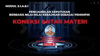 Koneksi Antar Materi Modul 3.1 Pengambilan Keputusan Berbasis Nilai-Nilai Kebajikan Sebagai Pemimpin