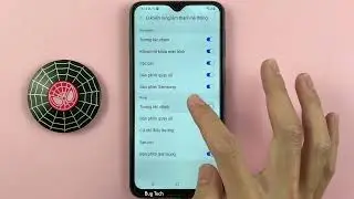 Rung khi chạm, cảm ứng màn hình trên Samsung A10 Android 11