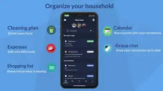 Flatify: The chores and household app for roommates, families and couples