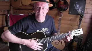 Vintage Stella Sovereign guitar restored