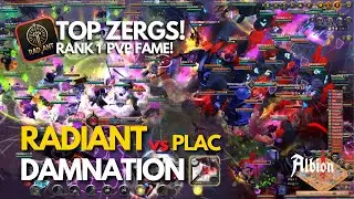 Head to Head with Albion East's Top Guild! | [LIGHT] RADIANT vs PLAC | Damnation POV | Albion East