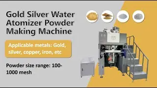 How To Make Fine Gold Silver Powder - CDOCAST Water Atomization Vacuum Powder Making Machine