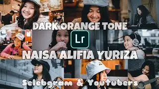 Edit  foto Naisa With Dark orange Tone