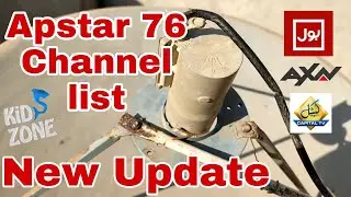 Apstar 76e channel update | new channel list apstar 76e