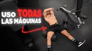 Pruebo TODAS LAS MÁQUINAS de un GIMNASIO en 2 horas *casi muero*