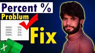 How to convert number to percentage in Excel 2021 | Add percent sign in excel | Vision Knowledge