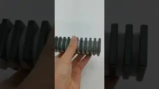 Block magnet with epoxy coating