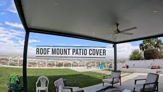 How To Build a Roof Mounted Patio Cover (Smooth Finish)