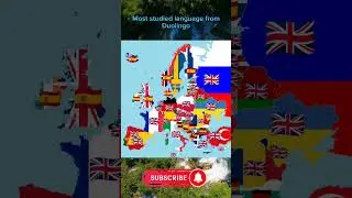 Most studied language from Duolingo