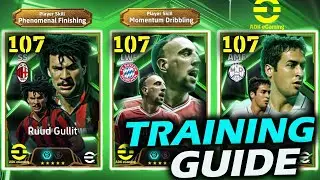 Gullit/ Ribery/Raul Double Booster BEST training guide efootball |efootball 2025